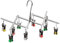 Qinglele Percha de Secado, Colgador de Goteo, Estante de Secado Acero Inoxidable,10 Pinzas para Ropa Interior/Toallas/Calcetines, Plegable