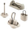 GAIA SET DA CUCINA 4 PEZZI IN PLASTICA (Tortora)
