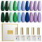 ROSALIND UV Nagellack Set 10 Farben Schellack Gel, Farbgel für Gelnägel UV LED Soak Off Nail Gel Polish 6ml Valentinstag