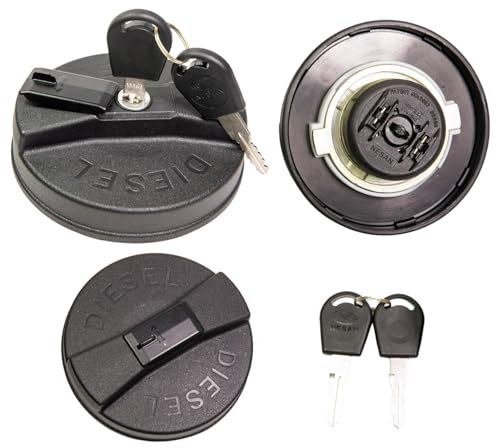 Web Truck Tankdeckel 80mm für LKW, Bus - Schwarz, Kunststoff/Metall