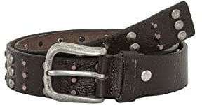 Redbridge Herren Gürtel Echtleder mit Nieten Nietengürtel Ledergürtel Leather Belt Braun 95