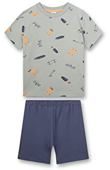 Sanetta Jungen 233141 Pyjamaset, Grey, 92