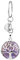 Porte-clés en Pierre Précieuse Naturelle, Arbre de Vie Lithothérapie Reiki, Lithothérapie Pendentif, Porte-bonheur Amulette Pendentif Porte clés, Cadeaux Féminins pour la Saint - Valentin et Noël