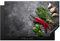 KitchenYeah© Copri Piano Cottura 80x52 cm Coprifornelli Tappetino per Induzione Fornello Tutto per la Cucina Pepe - Erbe - Spezie - Calcestruzzo