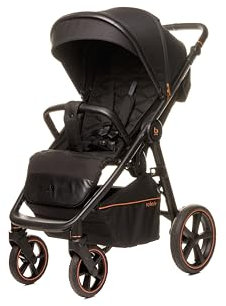 4Baby Premium Xplode Jet LTD Kinderwagen, schwarz, geeignet ab 6 Monate bis 4 Jahre, mit allem Komfort ausgestattet (Jet Black)