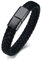 Einäscherung Schmuck Urne Armband für Asche für Frauen Männer Memorial geflochtene Leder Urne Armband für menschliche Asche Keepsake Manschette Armreif Schmuck