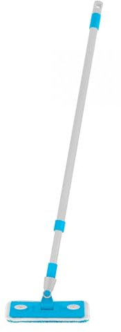 Zale Yardley Microfiber Floor Mops Super Absorbent Flat Floor Mop With Extendable Handle Hardwood Laminate Tile Cleaner Sweeper Microfibre Duster For Bathroom & Kitchen Mob 78-129cm