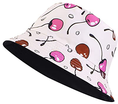 kosopse Jungkook Merch Kreativer Druck Fischerhut Mode Lässig Basin Hut Frauen Doppelseitiger Eimerhut Herren Sonnenhut Fischerhut (Khaki-C, One Size)