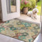 Cekene Trellis Doormats Inside Washable Non-slip 50x80cm Dog Door Mat Indoor Outdoor Dirt Resist Entrance Mat Rug Low Profile Floor Mat for Front Door Kitchen Bathroom