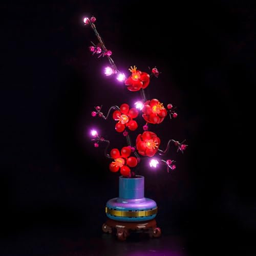 Light Kit for Lego Plum Blossom, Lighting Set for Lego 10369 Icons Plum Blossom Set - Not Include Models, Just Light Kit