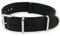 Natos.com - Schwarzes NATO Uhrenarmband G10 Military Nylon Strap - 21 mm