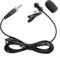 Klares und professionelles Audio-Ansteckmikrofon für und für Sony Wireless-System, Under-Ear-Design (Silber)