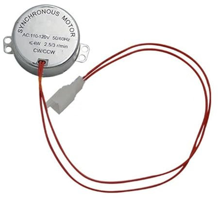 Engranaje de par Motor de incubadora de baja velocidad de 4W, Motor giratorio de huevos de 110V, 220V, 12V de CA, 12V de CC, Motor síncrono de 2,5 RPM, 3RPM, 50Hz, 60Hz, CW CCW girador de generador(11