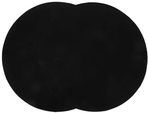 ANDRESLAD 2 Stück Runde Grillmatte Grillunterlage Antihaft Wiederverwendbare Grillmatten Für Gemüse, Speckersatz, Fisch, Kebabs Und Mehr Leicht Zu Reinigen Und Transportieren