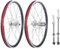 NBTRXWAFR 20In 406/451 Mountainbike Wheelsst Double Layer Aluminiumlegierung Felgen Disc/V Bremse Schnellspanner 24/28H Naben Für 7 8 9 10 Gang Kassette Fahrräder Vorderräder Hinterräder,Schwarz,451