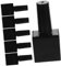 SAFIGLE Lot de 6 Flacons de Vernis à Ongles en Verre Rechargeables Petit Flacon Vide Étanche Pinceau pour Usage Personnel ou Salon de Manucure