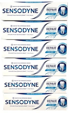 SENSODYNE 6 x Zahnpasta Repair & Protect - 75 ml