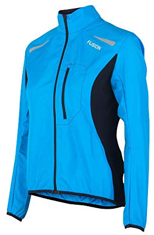 FUSION Damen S1 Run Jacke, Surf/Black, Größe S