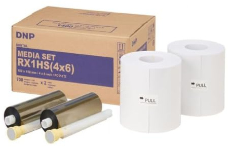 DNP Papier DSRX1HS-4X6HS 2 Rollen à 700 St. 10x15 für DS-RX1HS
