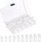 Naler Faux Ongles 500 pcs Assorties Taille Acrylique Faux ongles et capsules artificielle avec Boîte pour Femmes Dames Filles Nail Art