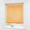 Joyswahl Raffrollo Voile Ösenrollo mit Haken Transparenter Vorhang Raffgardine mit Ösen BxH 100x140cm Orange 1er Pack