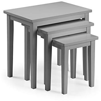 Julian Bowen Grey Wood Cleo Nest of Tables