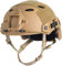 LOOGU Casque de protection tactique Airsoft Fast, pour hommes et femmes, taille M, beige, avec rails latéraux, léger, pour paintball et motocyclisme
