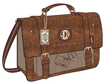 CERDÁ LIFE'S LITTLE MOMENTS Damen Bag Satchel Cartera Bandolera de Harry Potter-Licencia Oficial Star Wars, Marrón