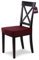 SCHEFFLER-Home Stuhlbezug Marie/Bordeaux Stuhlbezug 6er Set elastische Stuhlbezüge mit Fleckschutz/wasserabweisender Sitzbezug Esszimmerstuhl/Elegante Sitzbezüge als Stuhlhussen Rot