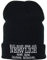 EXPRESS-STICKEREI Haube mit Spruch Mich muss Man Sich erst mal nervlich leisten können - Beanie für Damen und Herren - Warme Wintermütze mit Spruch - Lustige Strickmütze - Unisex Wollmütze