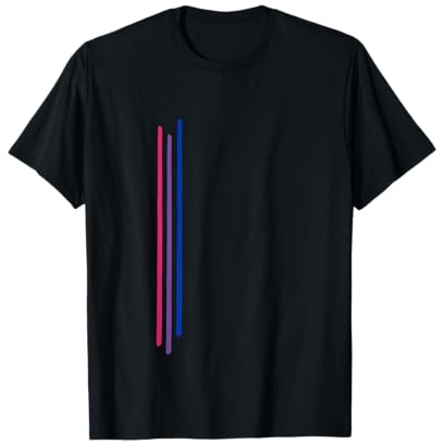 Dezenter bisexueller Stolz, Bi-Flagge, Stolz Monat T-Shirt