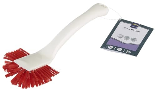 METRO Professional HACCP Spülbürste, Polypropylen, 7 cm x 4 cm x 26 cm, Rot