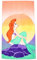 Jay Franco Disney The Little Mermaid Frei wie das Meer 86cm x 162cm große Strandtuch aus 100% Baumwollfrottee