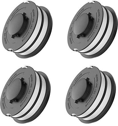 XIJIANG 4 Bobine per Tagliabordi Φ1.65mm 10m, Copribobina per Einhell GC-ET 4530 Trimmer, Bobine di Ricambio 3405685
