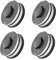 XIJIANG 4 Bobine per Tagliabordi Φ1.65mm 10m, Copribobina per Einhell GC-ET 4530 Trimmer, Bobine di Ricambio 3405685