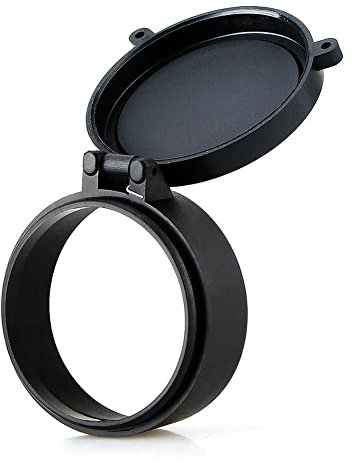 XIBIO 1pc Rifle-Scope Cover Protection 25.5mm-64mm Lens Cover Flip Up Quick Spring Cap Objective Lense Lid Hunting Scope Caliber (Color : 64mm)