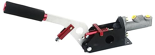TopHomer Freno de mano hidráulico, palanca universal de freno electrónico para coche, accesorios de freno de carrera ajustable para pista y deriva (rojo)