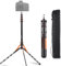 Andoer Treppiede per lampada, pieghevole, leggero, compatto, leggero, con vite da 1/4 e 3/8, compatibile con anelli cardanici per fotocamera, luce LED, capacità di carico 5 kg