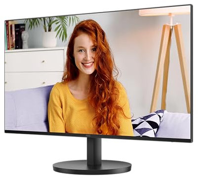 AOC 24B3CA2 - Monitor Full HD, 24 pollici, altoparlante integrato (1920x1080, 100 Hz, HDMI, USB-C (65 W Power Delivery), hub USB) nero