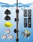 Chauffage d'Aquarium 300W Chauffage Aquarium 375L Résistance Aquarium avec Thermostat 20-34℃ Température Réglable Chauffe-Aquarium avec Ventouse Chauffage pour Aquarium de Poissons et de Tortues