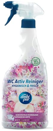 Ambi Pur WC Aktiv Reiniger Spray White Flowers 750ml (1er Pack)