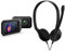 FLIR C5, Profi-Thermokamera, leistungsstark und kompakt mit WLAN & EPOS PC 8 USB-On-Ear-Stereo Headset PC, Kopfhörer mit Kabel, Inline-Lautstärke