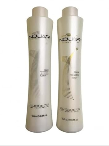 Haarglättung Nouar Cacau 1 l Shampoo und 1 l Behandlung