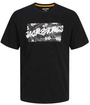 JACK & JONES Jjhawaii Shape Tee Ss Crew Neck