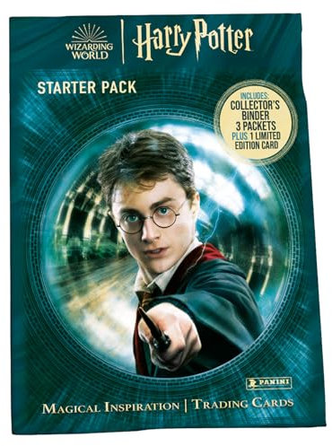 Panini Harry Potter Prophecy Trading Cards Starter Pack (1 Ordner + 2 Hüllen + 1 Karte Limited Edition), 004678SPAFGD