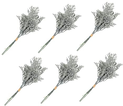 Alipis Seidenstoff Künstliche Blumenarrangement Dekoration 6 Stück | Innenräume und Abschlussfeiern, Realistische Optik, Dauerhaft Blühend, ohne Gießen