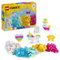Lego Classic La Boîte de Briques Transparentes Magiques - Constructions colorées avec Briques de Suspension pour Porte-clés - Figurines de Licorne, Dragon ou Pingouin et Plus - Cadeau dès 5 Ans 11040