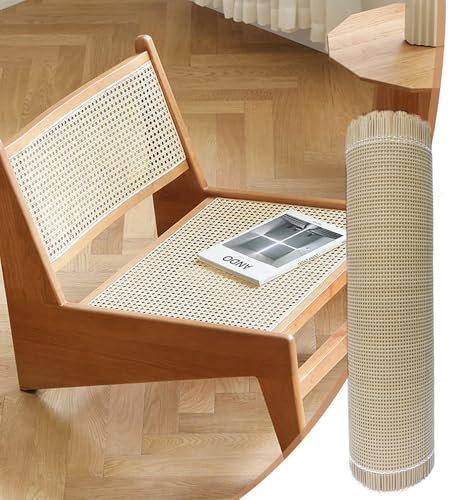 Wiener Geflecht,Kommode Wiener Geflecht,Rattangeflecht Meterware,Wiener Geflecht 200x40cm helles Rattan-Gewebe,Wasserdicht Schimmelfest für DIY-Projekte & Dekoration,Aufwertung von Möbeln sowie