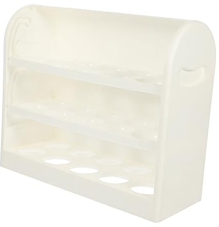 PHENOFICE Eierregal Für Kühlschrank Eierbehälter Aus Kunststoff Dreilagig Für Haushalt Eierbox Für Küche Wiederverwendbar