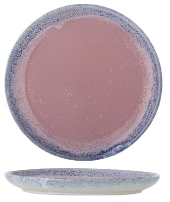 Bloomingville Paula Teller, Rose, Steingut, T20xH1,5 cm